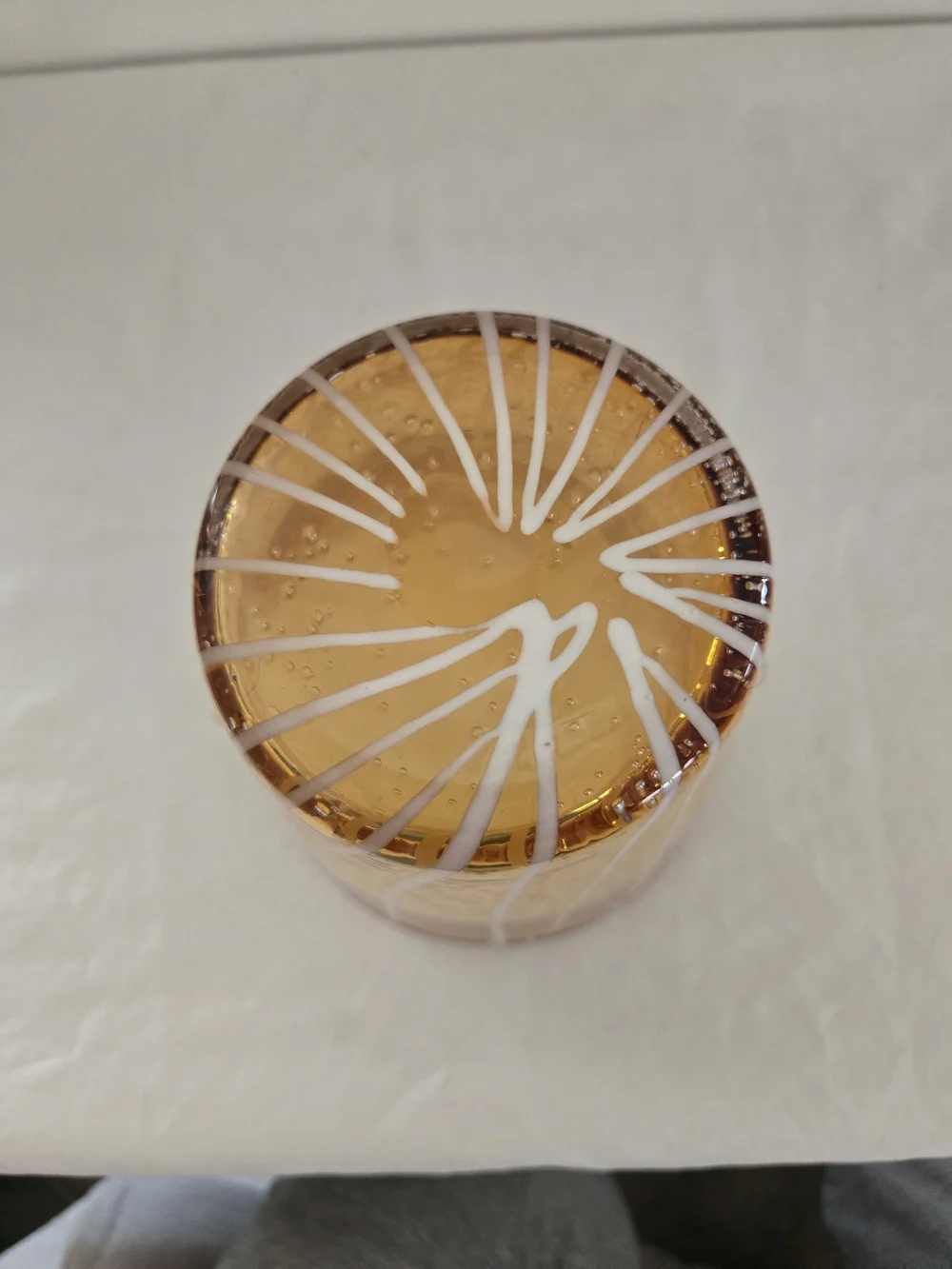 Vintage Murano Venini For Disaronno Amber Ice Bucket